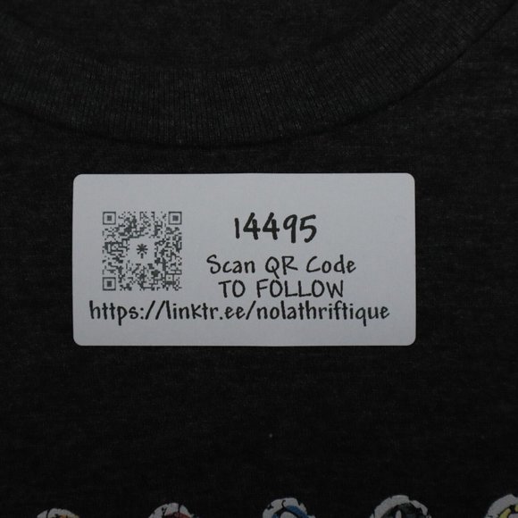 Youre Welcome Here Shirt Mens L Gray Short Sleeve Crew Neck Knit Print Basic Tee - Picture 13 of 13